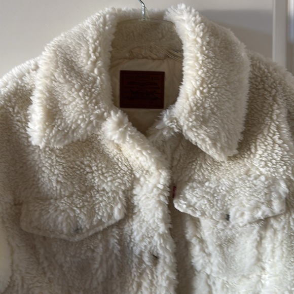 Levi Strauss faux Sherpa jacket/coat - Picture 2 of 9